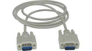 Serial Cable D-SUB 9-Pin Male - D-SUB 9-Pin Male 1.8m Grey